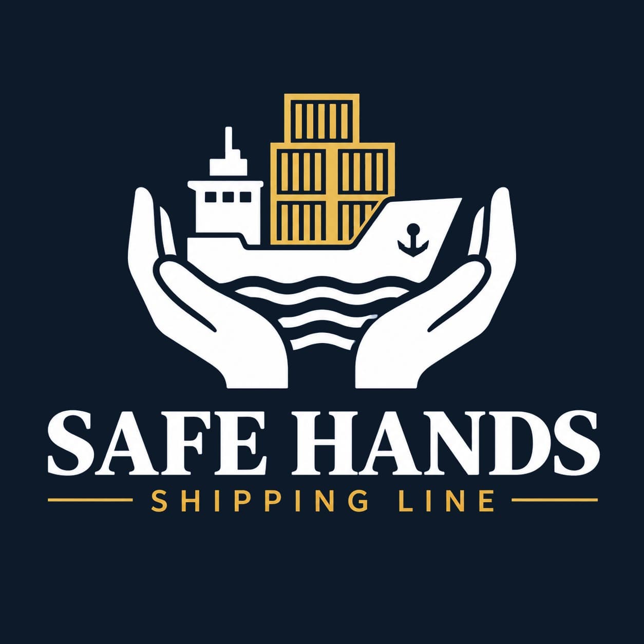 Safe Hands Shipping Line Logo